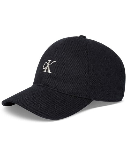 Men's Embroidered Small Monogram Twill Baseball Cap