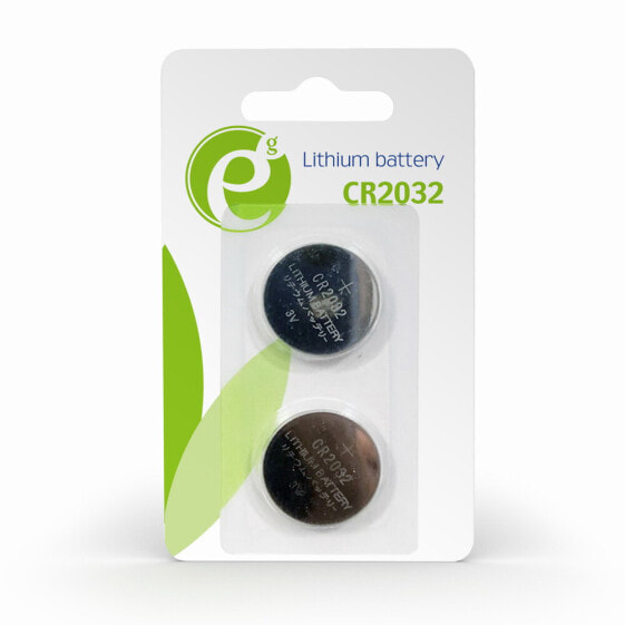 Одноразовая батарейка Gembird CR2032 Lithium 3V 2шт ISO 9002