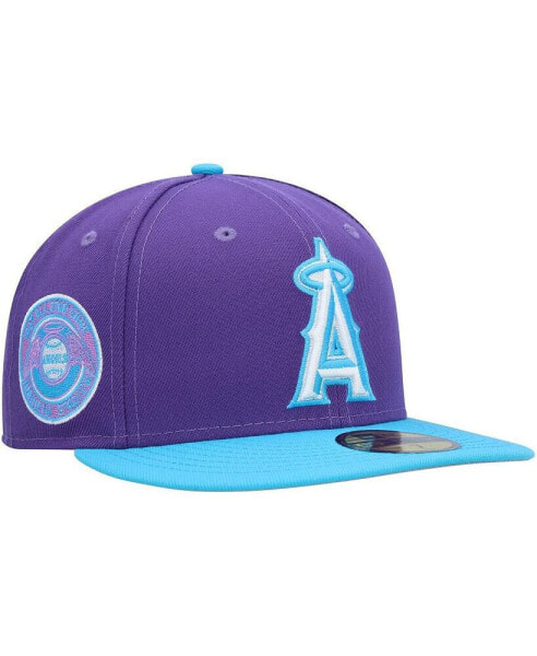 Men's Purple Los Angeles Angels Vice 59FIFTY Fitted Hat