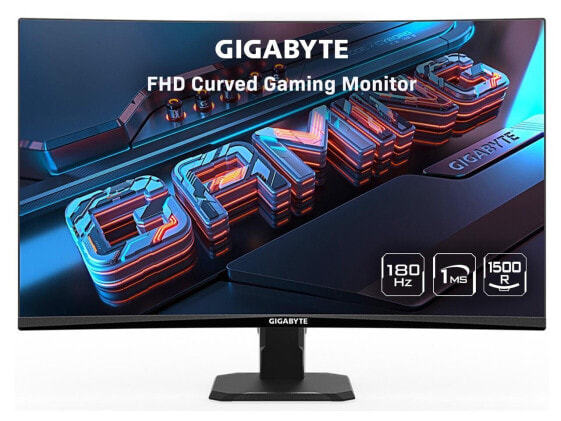 GIGABYTE GS27FC 27" 180Hz 1080P Gaming Monitor, 1920 x 1080 VA 1500R Display, 1m