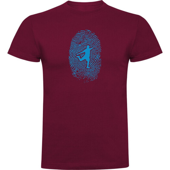 KRUSKIS Football Fingerprint short sleeve T-shirt