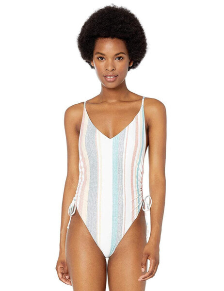 Roxy Women's 240851 Print Beach Classics Fashion One Piece Swimsuit Size XS