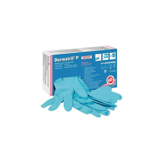 Honeywell Einweghandschuhe Dermatril P 743 Größe 11 blau Nitril EN 374, EN 455 PSA-Kategorie III