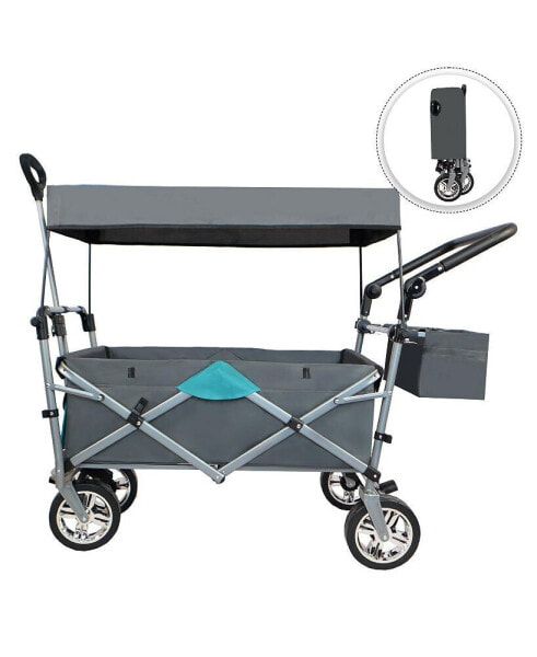 Collapsible Utility Wagon with Canopy