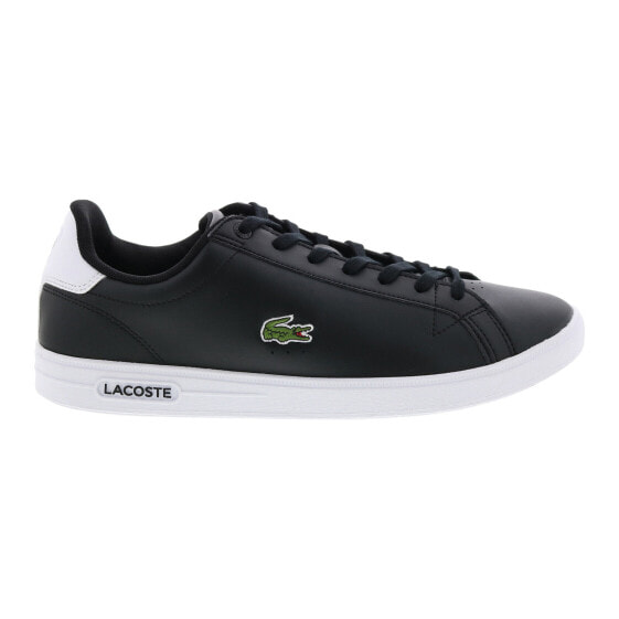 Lacoste Graduate Pro 222 1 Mens Black Leather Lifestyle Sneakers Shoes