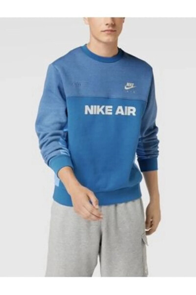 Sportswear Air Brushed-Back Fleece Erkek Sweatshirt DM5207-407