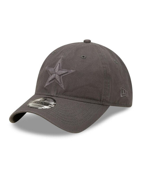 Men's Graphite Dallas Cowboys Core Classic 2.0 Tonal 9TWENTY Adjustable Hat