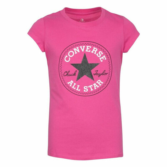 Детская футболка с коротким рукавом Converse Timeless Розовая