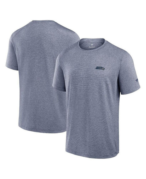 Men's Navy Seattle Seahawks Front Office Tech T-Shirt