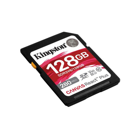 KINGSTON Canvas React Plus 128GB SDXC UHS-II Clase 10 memory card