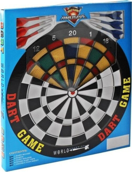 Дартс пластиковый Tarcza dart + 6 ручек 40 см (BT26903/EBO01316)