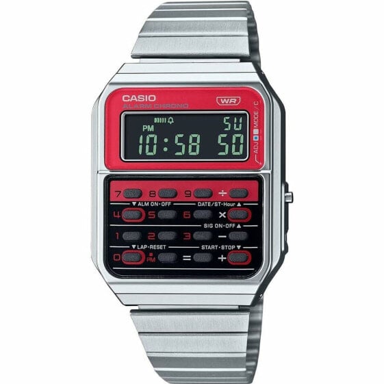 Часы наручные CASIO CA-500WE-4BEF Серебристые Ø 34 мм