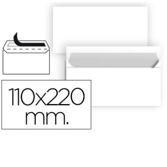 Конверты белые Liderpapel SB88 Белый бумага 120 x 176 мм (1 шт.) (25 шт.)
