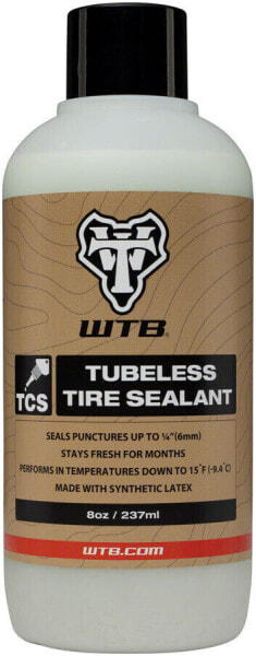WTB TCS Tubeless Tire Sealant / Road, Mountain, Gravel, CX / 8oz / Seals to 1/4"