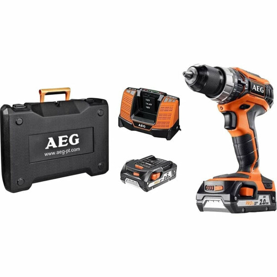 Drill and accessories set AEG Powertools BSB18C2 LI-202C 50 Nm
