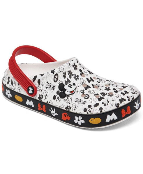 Big Kids Disney Mickey Mouse Off Court Clogs from Finish Line