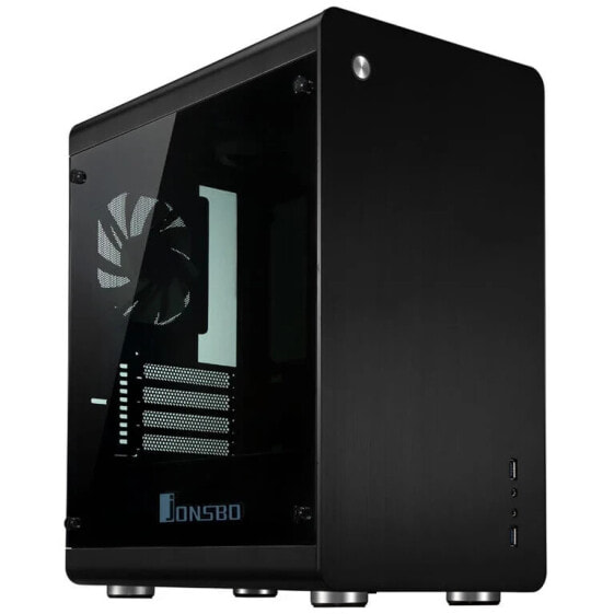 Jonsbo RM3 Micro-ATX Gehäuse, Tempered Glass - schwarz