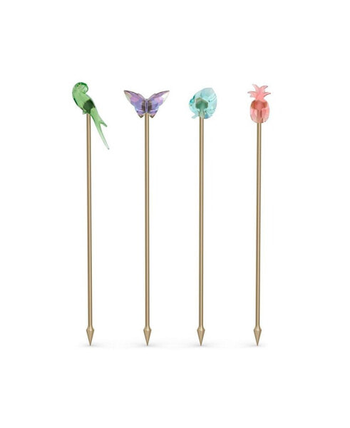 Jungle Beats Cocktail Stirrers Andoki, Set of 4