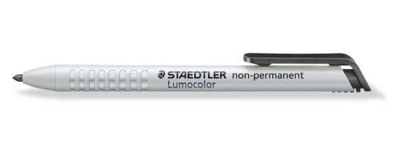 STAEDTLER Lumocolor 768, Black, Bullet tip, Black,White, Medium, 3 mm, Glass,Hardwood,Leather,Metal,Paper,Stone