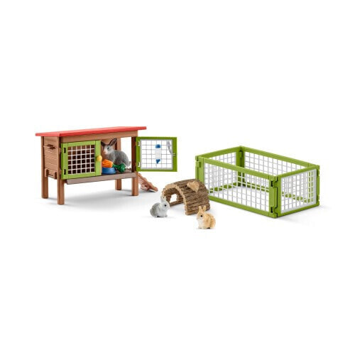 Детский игровой набор ферма Schleich Rabbit Hutch - Мультиколор 250 мм - 100 мм - 160 мм