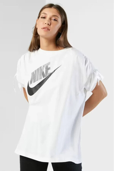 Sportswear Dance Short-Sleeve Oversize Kesim Kadın Spor Tişört