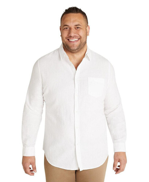 Big & Tall Johnny g Anders Linen Shirt