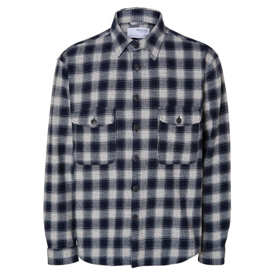 SELECTED Loosemason-Flannel long sleeve shirt