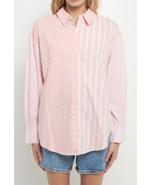 Women's Mixed Stripe Shirt