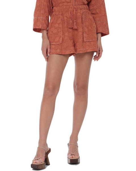 Avec Les Filles Casual Short Women's Orange Xs