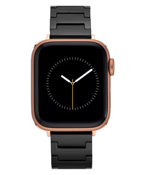 Ремешок для часов Anne Klein черный керамический, совместимый с Apple Watch 38/40/41мм.