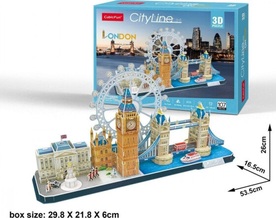 Dante Puzzle 3D City Line London 20253