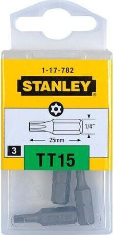 Stanley końcówka 1/4" TORX TT15 x 25mm 3 sztuki (17-782-1)