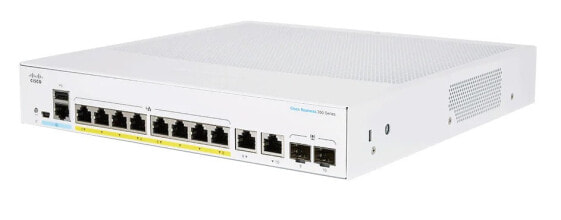 Cisco CBS250-8P-E-2G-EU - Managed - L2/L3 - Gigabit Ethernet (10/100/1000) - Rack mounting