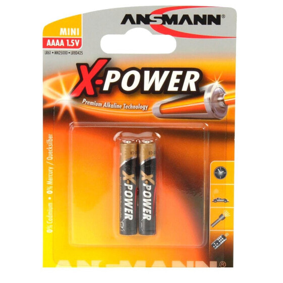 ANSMANN 1x2 AAAA X-Power 1510-0005 Batteries