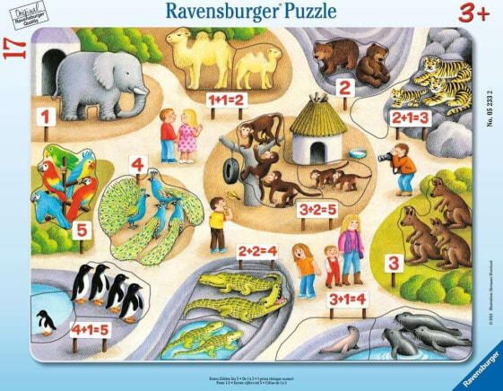 Ravensburger Ravensburger Childrens puzzle first counting to 5 (17 pieces, frame puzzle)