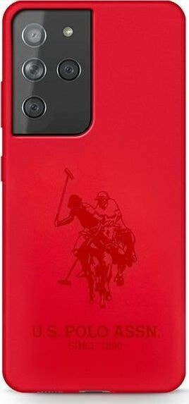 US POLO US Polo USHCS21LSLHRTRE S21 Ultra G998 czerwony/red Silicone On Tone