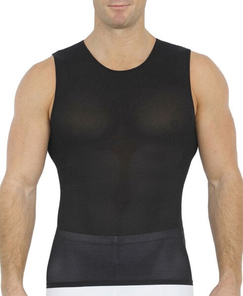 Men's Power Mesh Compression Sleeveless Crewneck Shirt