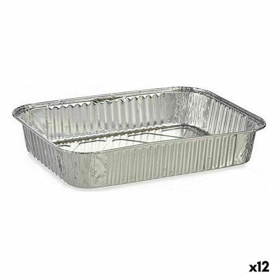 Набор кухонной посуды одноразовая алюминиевая Kinvara 22 x 15,6 x 4,8 см (12 штук)