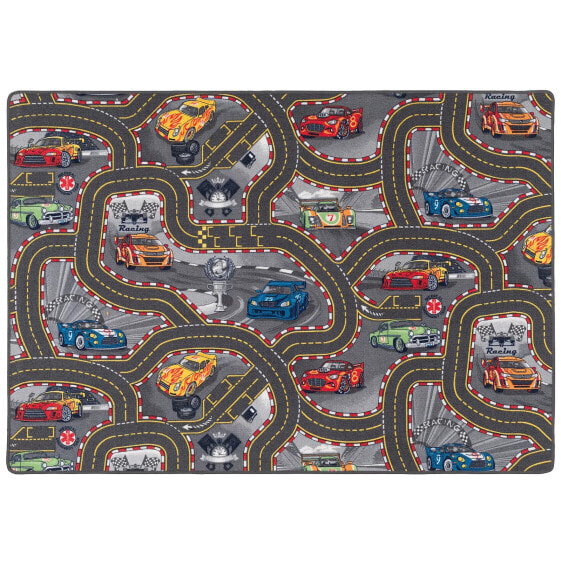 Kinder Spiel Straßen Teppich Racer