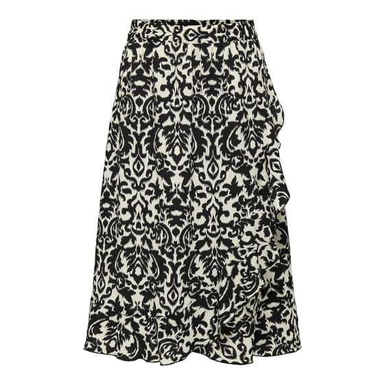 ONLY Carly Flounce Woven Long Skirt