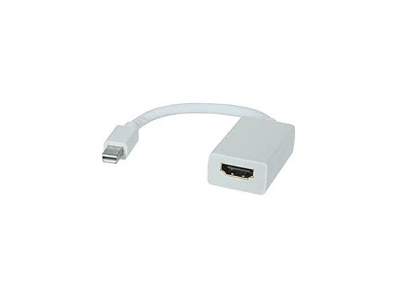 Аксессуар кабель DisplayPort-HDMI AddOn MDISPLAYPORT2HDMIW 8 дюймовая мини-дисплейпорт-гнездо мужской-HDMI белый