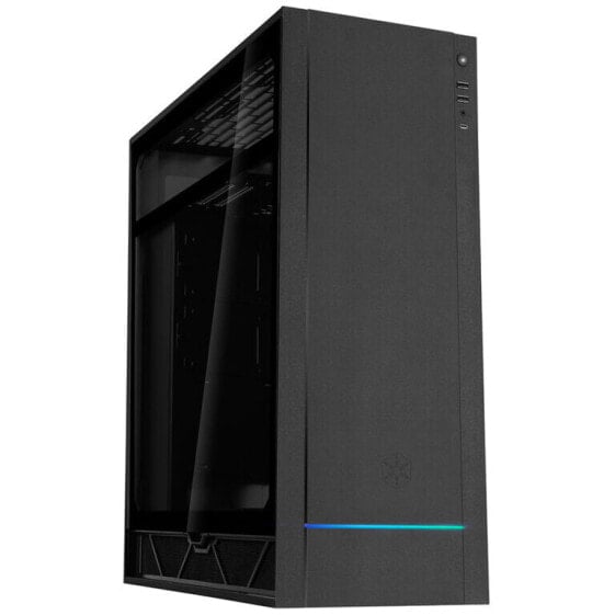 SilverStone Alta F1 Midi-Tower, Tempered Glass - schwarz