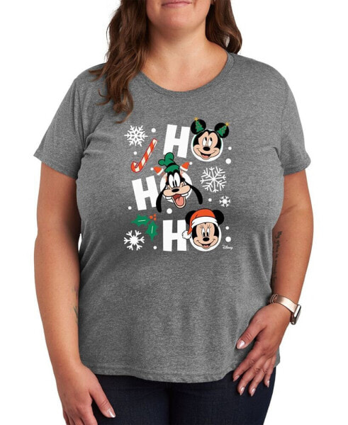 Trendy Plus Size Disney Holiday Ho-Ho-Ho Graphic T-shirt