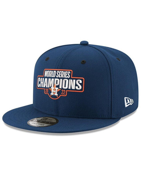 Men's Navy Houston Astros 2022 World Series Champions Statement 9FIFTY Snapback Hat