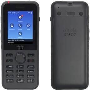 Cisco 8821 - IP mobile phone - Black - 54 Mbit/s - 2.412 - 2.472 - 5.180 - 5.240 - 5.260 - 5.320 - 5.500 - 5.700 - 5.745 - 5.825 GHz - Digital - 6.1 cm (2.4")