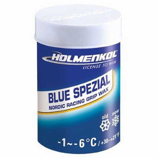 Мазь для беговых лыж HOLMENKOL Grip Blue Spezial -1°C/-6°C 45 г