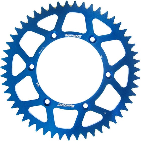 SUPERSPROX Aluminium 51D RAL808X51BLU Rear Sprocket