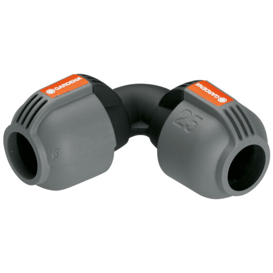 Соединитель GARDENA Gardena L-piece 25 mm - Black - Gray - Orange