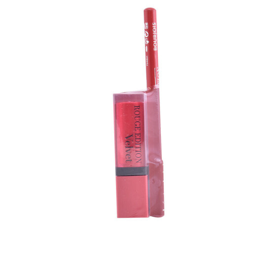 Bourjois Rouge Edition Velvet Lipstick 13 And Contour Lipliner 6 Gratis Набор: насыщенная губная помада матового покрытия  и контур для губ