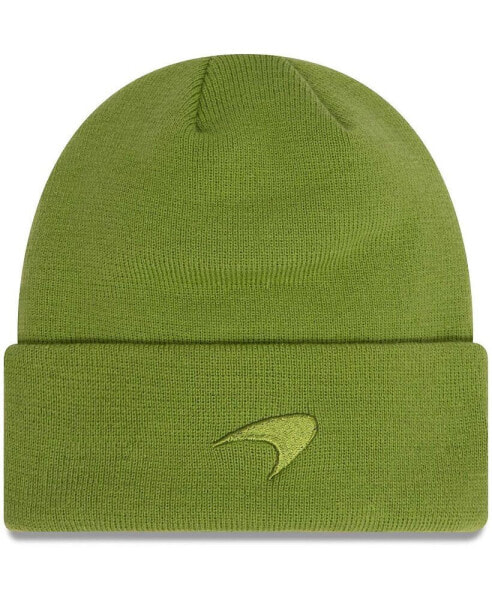 Men's Green McLaren F1 Team Seasonal Cuffed Knit Hat